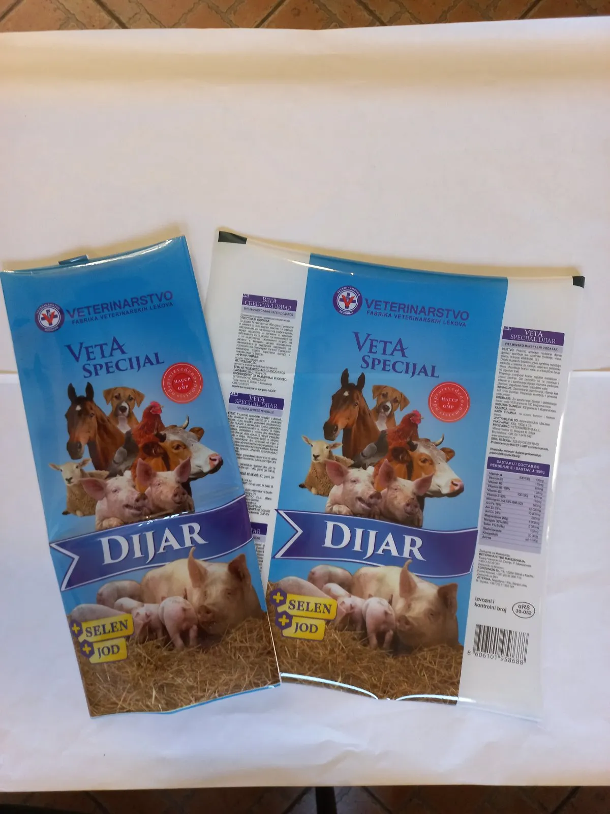 Kesice za veterinarski preparat